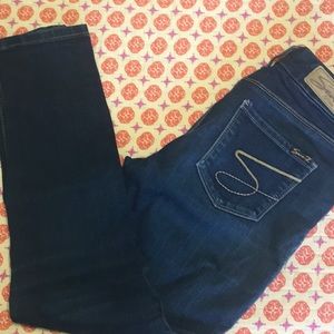 Seven7 ankle skinny jeans size 26